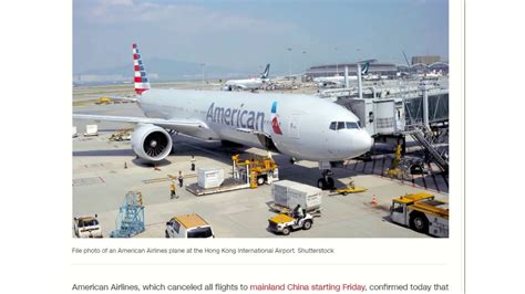 what airlines are cancelling flights to china